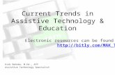 Current Trends in Assistive Technology & Education
