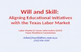 Will and Skill:  Aligning Educational Initiatives with the Texas Labor Market