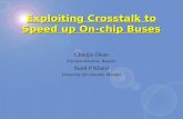 Exploiting Crosstalk to Speed up On-chip Buses