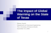 The Impact of Global Warming on the State of Texas
