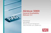 Airmux-5000  General Availability Release 3.4