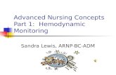 Advanced Nursing Concepts Part 1:  Hemodynamic Monitoring
