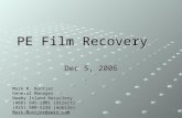 PE Film Recovery
