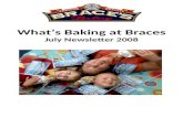 What’s Baking at Braces July Newsletter 2008
