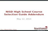 NISD High School Course Selection Guide Addendum