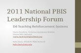 2011  National PBIS Leadership Forum