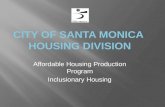 City of Santa Monica  housing Division