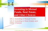Investing in Mutual Funds, Real Estate,  and Other Choices