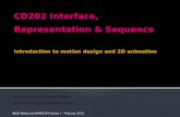CD202 Interface, Representation & Sequence Introduction to motion design and 2D animation