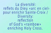 La diversité:    reflets du Dieu «arc en ciel» pour enrichir Sainte-Croix /  Diversity: