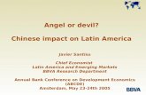 Angel or devil? Chinese impact on Latin America