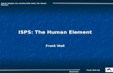 SOLAS Chapter XI-2 and the ISPS Code: The Human Element
