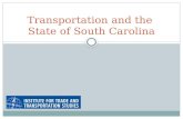 Transportation and  the  State  of South Carolina