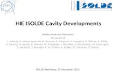 HIE ISOLDE Cavity  Developments