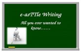 e-asTTle Writing