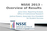 NSSE 2013 – Overview of Results