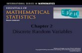 Chapter 2  Discrete  Random Variables