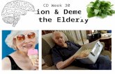 CD Week 30 Nutrition & Dementia  in the Elderly
