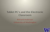 Tablet PC’s and the Electronic Classroom