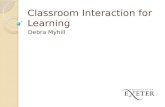 Classroom Interaction for Learning