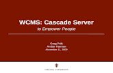 WCMS: Cascade Server