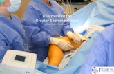 Treatment of the Greater Saphenous Vein Step by  Step  P rocedure
