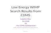 Low Energy WIMP Search Results from CDMS