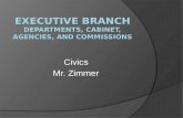 Executive Branch Departments, Cabinet, Agencies, and Commissions