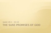 The Sure Promises Of God