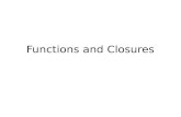 Functions  and Closures