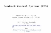 Feedback  Control  Systems (FCS)