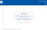 WEBINAR 3 rd  UN DCF Survey on  Global Accountability