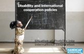 Disability and international  cooperation policies