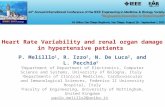 Heart Rate Variability and renal organ damage  in  hypertensive patients