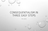 Consequentialism in Three easy steps