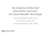 An Evidence Informed Interactive Scenario  on Clean Needle Technique