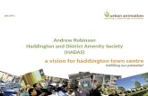Andrew Robinson Haddington and District Amenity Society (HADAS)