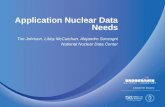 Application Nuclear Data Needs