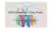 USA-Columbia – Free Trade Agreement