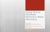 Using SFX to Facilitate Electronic Book Discovery