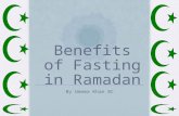 Benefits of Fasting in Ramadan