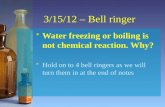 3/15/12 – Bell ringer