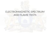 ELECTROMAGNETIC SPECTRUM AND FLAME TESTS