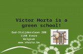 Victor  Horta  is a green school!