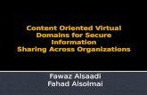 Content Oriented Virtual Domains for Secure Information Sharing Across Organizations