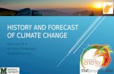 History and forecast of climate change