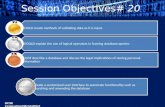 Session Objectives # 20