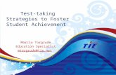 Test-taking Strategies to Foster Student Achievement