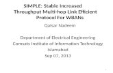 Qaisar Nadeem Department of Electrical Engineering Comsats Institute of Information Technology