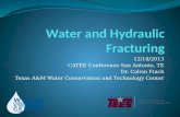 Water and Hydraulic Fracturing